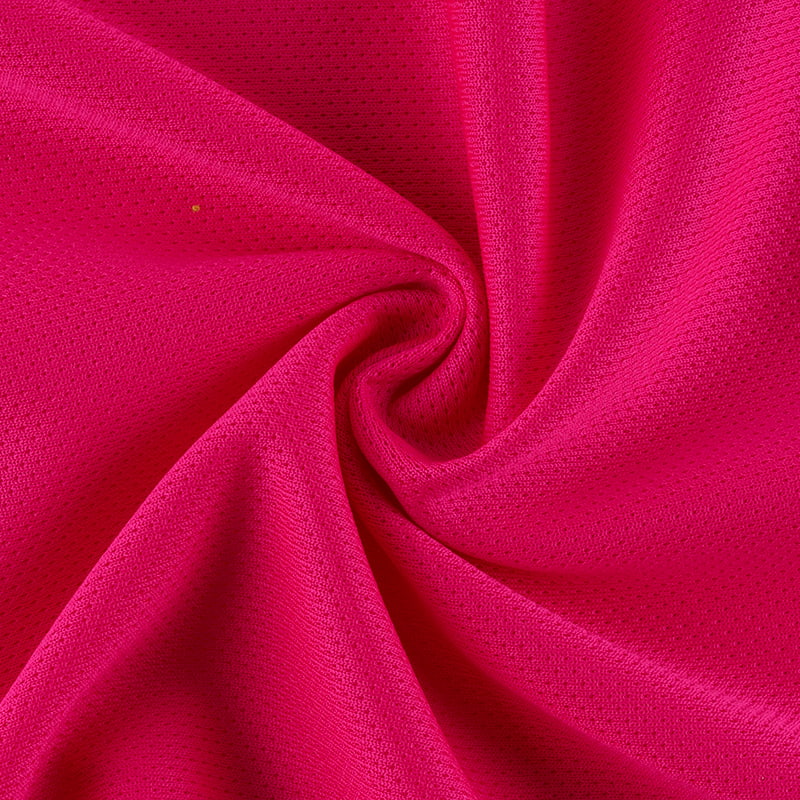 Plum Red Pinhole Double-Sided Mesh Fabric Plum Red Pinhole Double-Sided Mesh Fabric